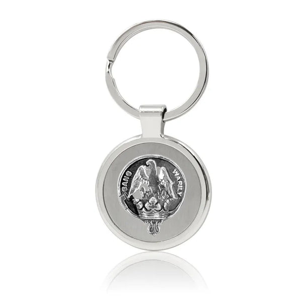 Drummond Clan Crest Stainless Steel Key Ring