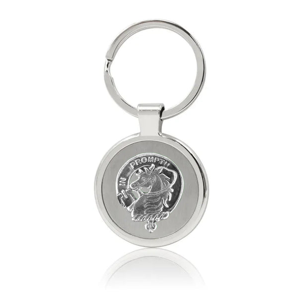 Dunbar Clan Crest Stainless Steel Key Ring