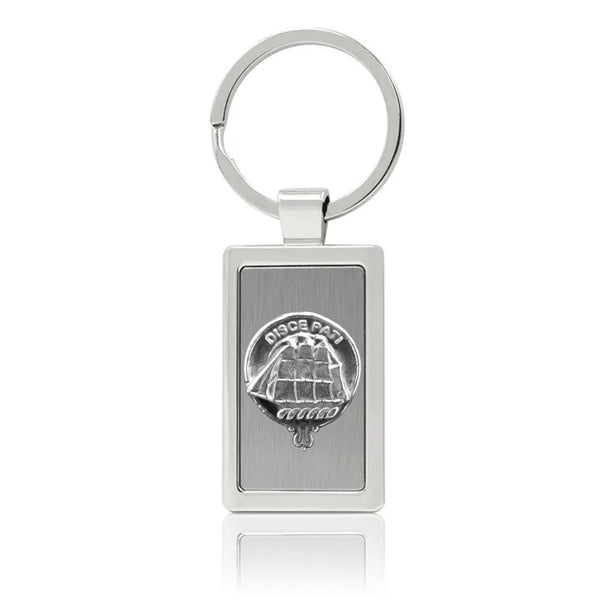 Duncan Clan Crest Stainless Steel Key Ring