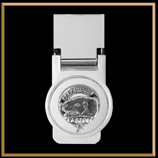 Baxter Scottish Clan Crest Money Clip