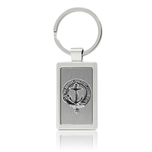 Gillespie Clan Crest Stainless Steel Key Ring
