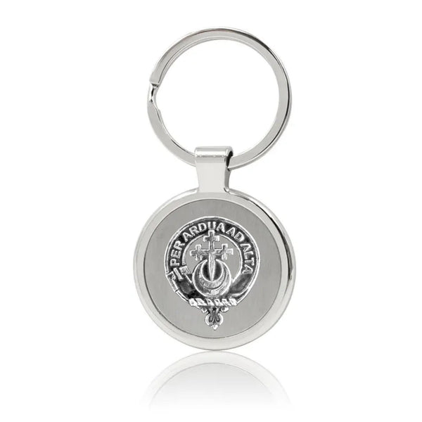 Hannay Clan Clan Crest Stainless Steel Key Ring