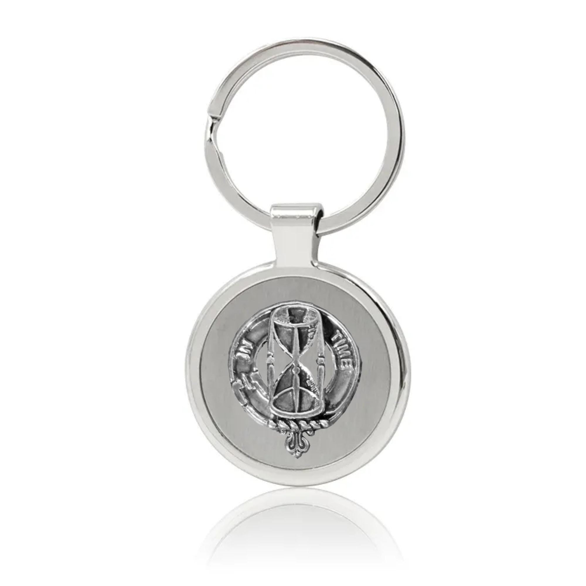 Houston Clan Clan Crest Stainless Steel Key Ring