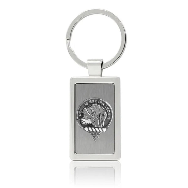 Inglis Clan Clan Crest Stainless Steel Key Ring