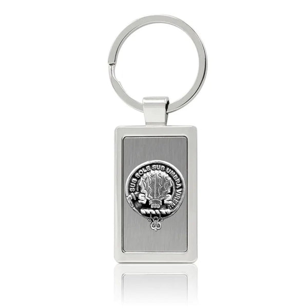Irvine Drum Clan Crest Stainless Steel Key Ring