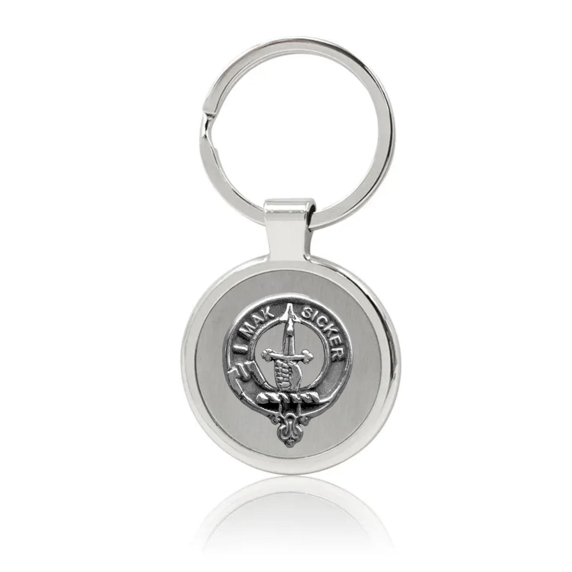 Kirkpatrick Clan Crest Stainless Steel Key Ring
