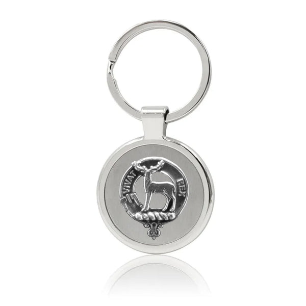 MacCorquodale Clan Crest Stainless Steel Key Ring