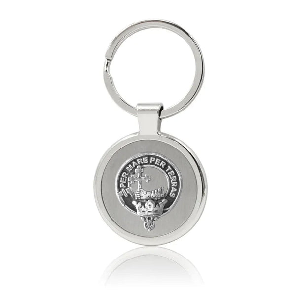 MacDonald (Isles) Clan Crest Stainless Steel Key Ring