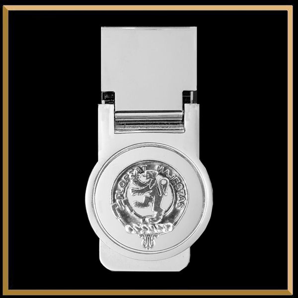 Brown Scottish Clan Crest Money Clip