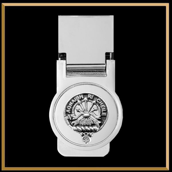 Cameron Scottish Clan Crest Money Clip