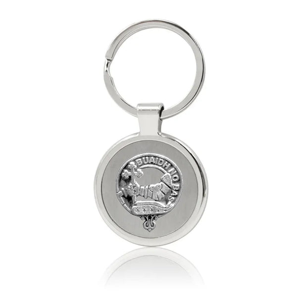 MacDougall Clan Crest Stainless Steel Key Ring