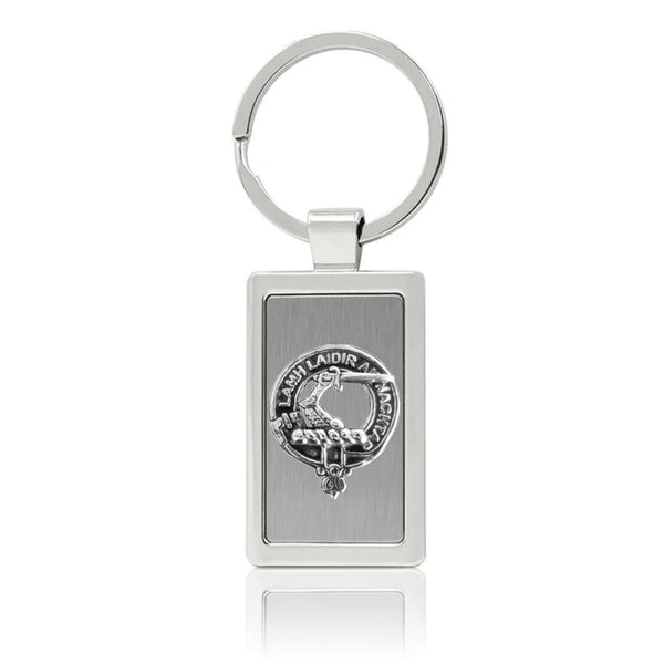 MacFadden Clan Crest Stainless Steel Key Ring