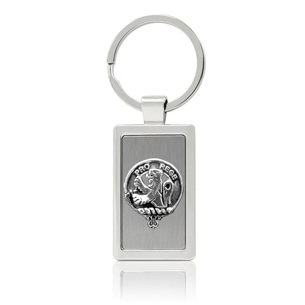 MacFie Clan Crest Stainless Steel Key Ring