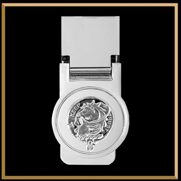 Hepburn Scottish Clan Crest Money Clip