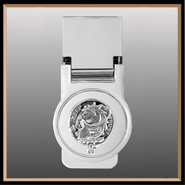 Hepburn Scottish Clan Crest Money Clip