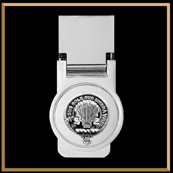 Irvine (Drum) Scottish Clan Crest Money Clip