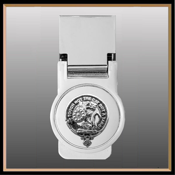 MacBain Scottish Clan Crest Money Clip
