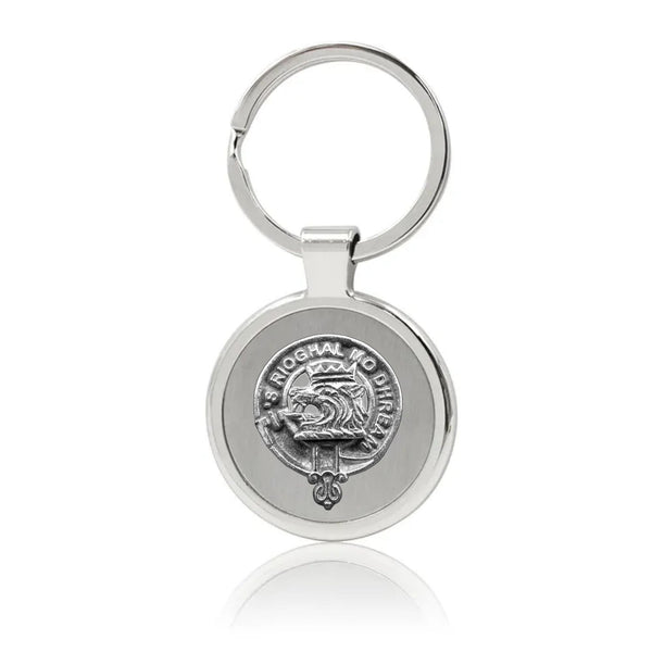 MacGregor Clan Crest Stainless Steel Key Ring