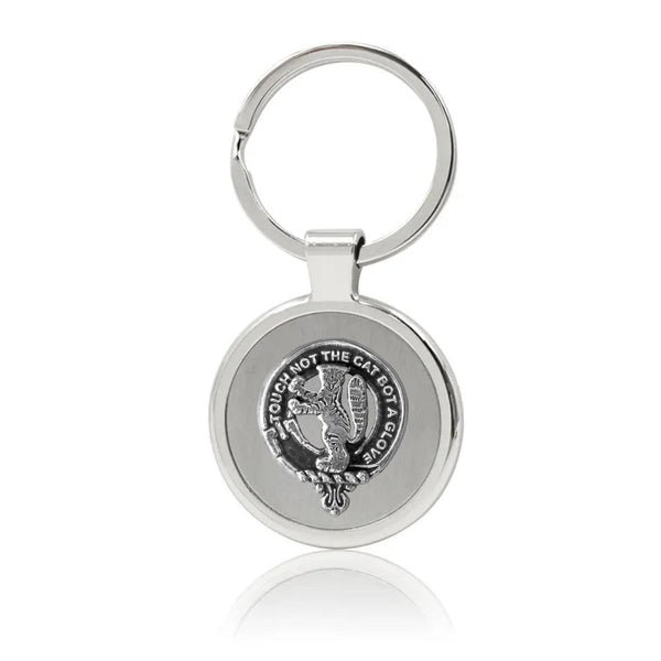MacIntosh Clan Crest Stainless Steel Key Ring