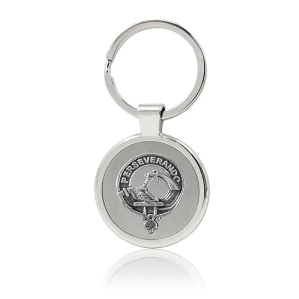 MacKellar Clan Crest Stainless Steel Key Ring