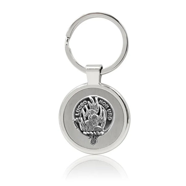 MacKenzie Clan Crest Stainless Steel Key Ring