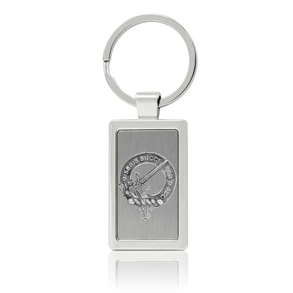 MacMillan Clan Crest Stainless Steel Key Ring