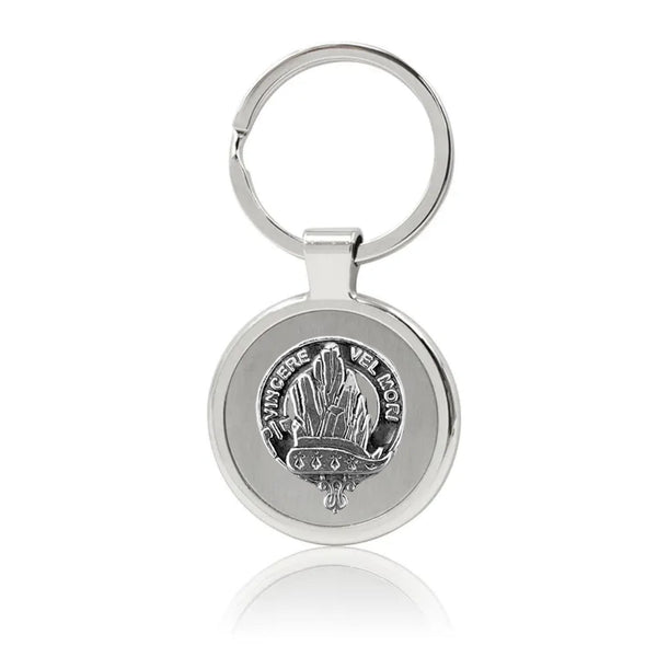 MacNeill Barra Clan Crest Stainless Steel Key Ring