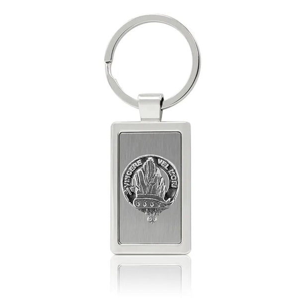 MacNeill Barra Clan Crest Stainless Steel Key Ring