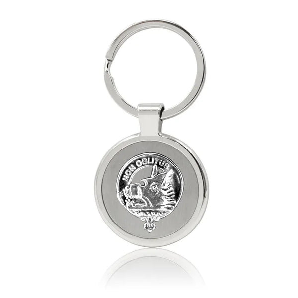 MacTavish Clan Crest Stainless Steel Key Ring