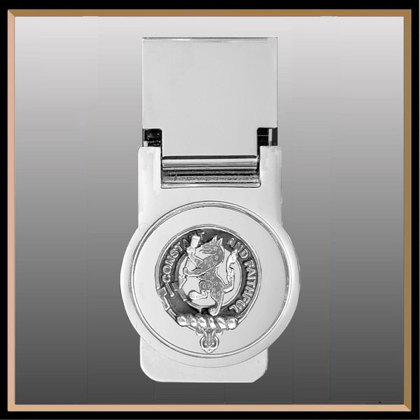 MacQueen Scottish Clan Crest Money Clip