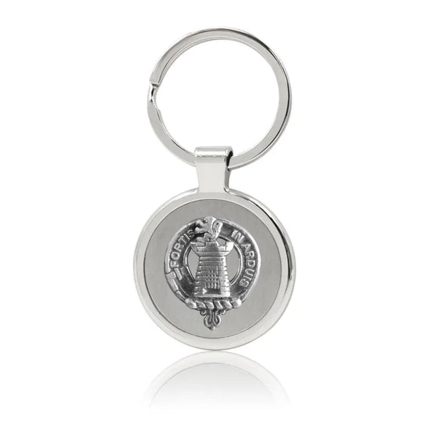 Middleton Clan Crest Stainless Steel Key Ring