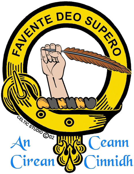 Mitchell Clan Crest Stainless Steel Key Ring