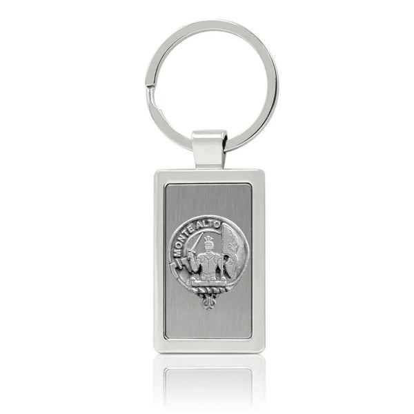 Mowat Clan Crest Stainless Steel Key Ring