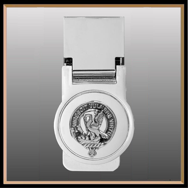 Stewart Scottish Clan Crest Money Clip