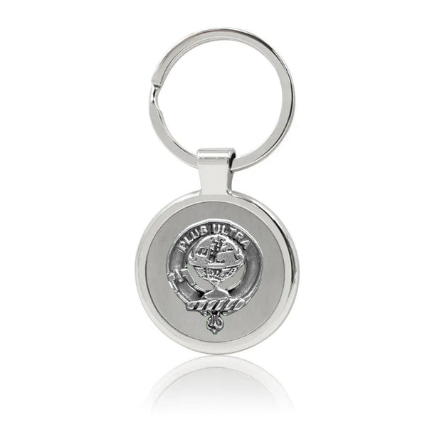 Nairn Clan Crest Stainless Steel Key Ring