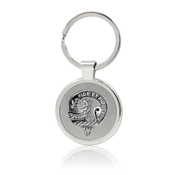 Primrose Clan Crest Stainless Steel Key Ring