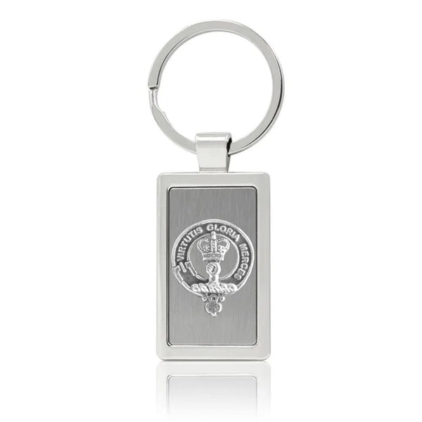 Robertson Clan Crest Stainless Steel Key Ring