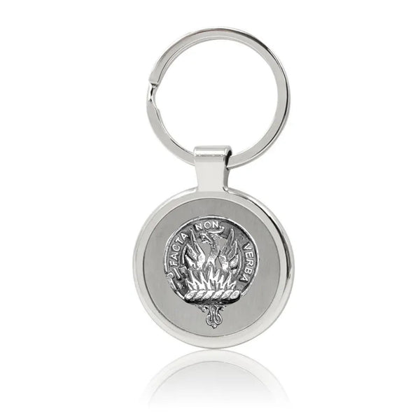Snodgrass Clan Crest Stainless Steel Key Ring