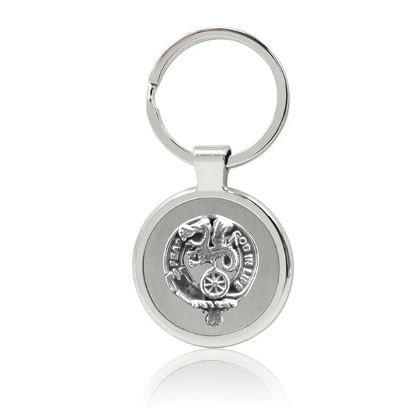 Somerville Clan Crest Stainless Steel Key Ring