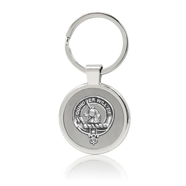 Stewart (Appin) Clan Crest Stainless Steel Key Ring