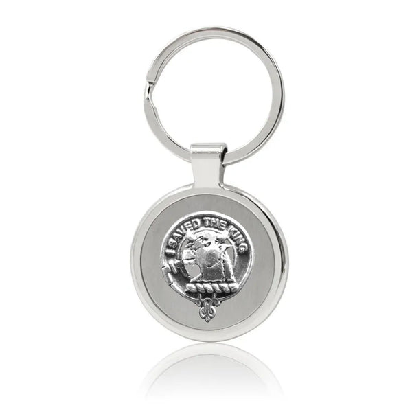 Turnbull Clan Crest Stainless Steel Key Ring
