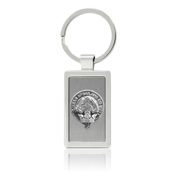Urquhart Clan Crest Stainless Steel Key Ring