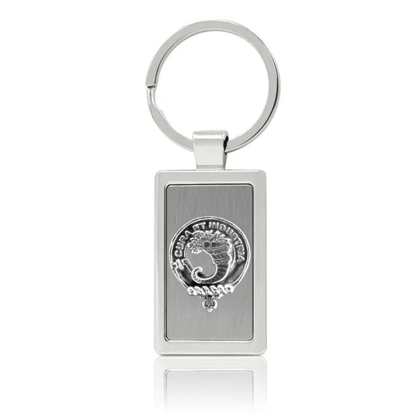 Walker Clan Crest Stainless Steel Key Ring