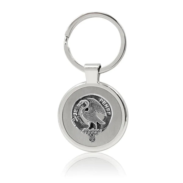 Wemyss Clan Crest Stainless Steel Key Ring