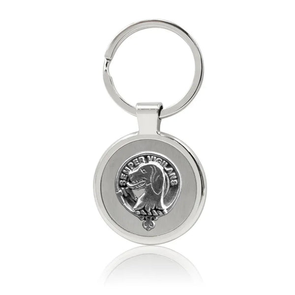 Wilson Clan Crest Stainless Steel Key Ring