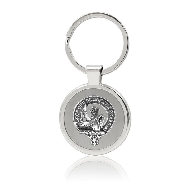 Young Clan Crest Stainless Steel Key Ring