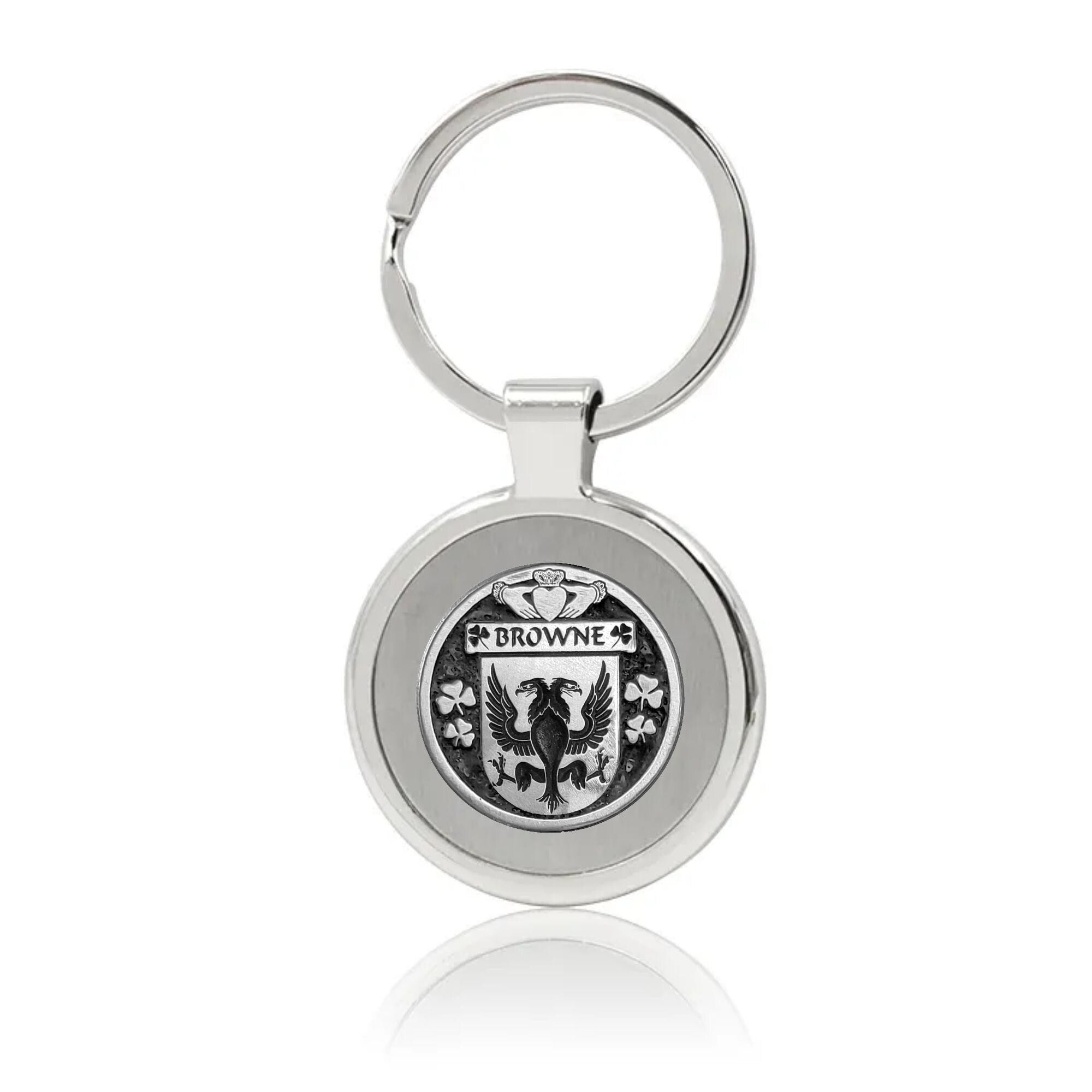 Browne Irish Stainless Steel Key Ring