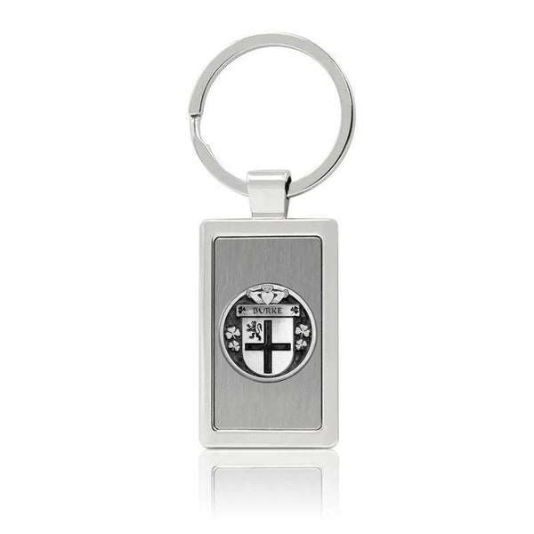 Burke Irish Stainless Steel Key Ring
