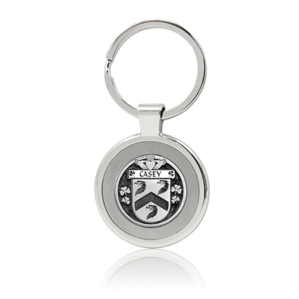 Casey Irish Stainless Steel Key Ring