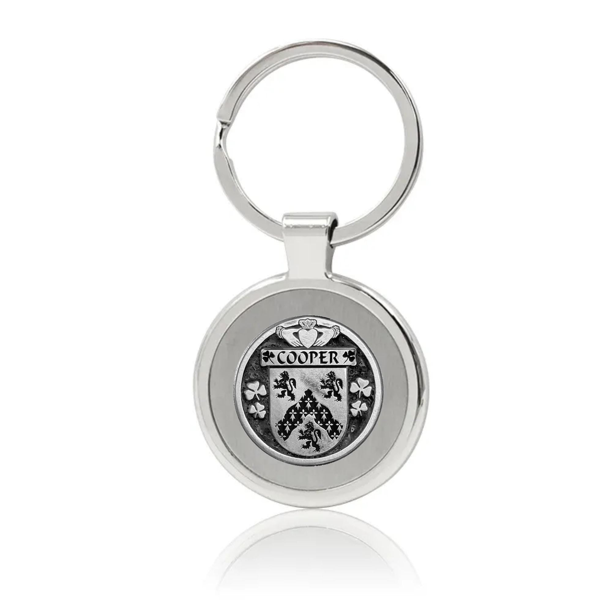 Cooper Irish Stainless Steel Key Ring